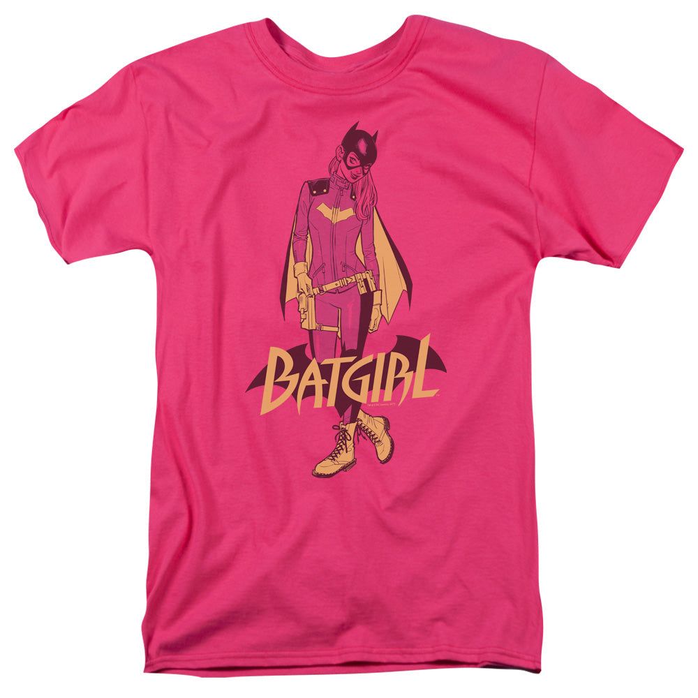 Batman All New Batgirl Mens T Shirt Hot Pink Retro Pop Classics