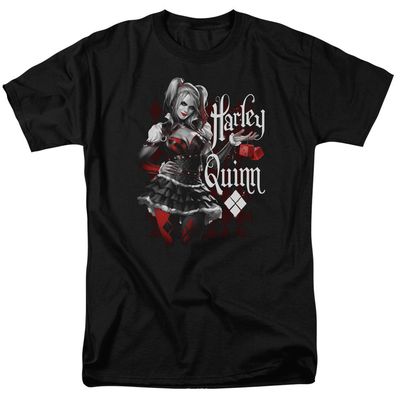Batman Arkham Knight Dice Mens T Shirt Black Retro Pop Classics