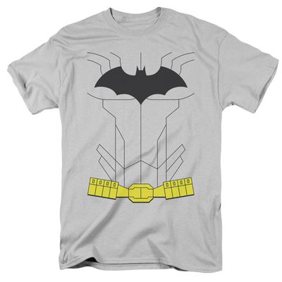 Batman New Batman Uniform Mens T Shirt Silver Retro Pop Classics