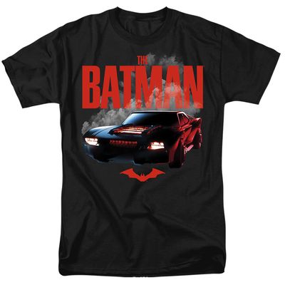 The Batman 2022 Batmobile Mens T Shirt Black Retro Pop Classics