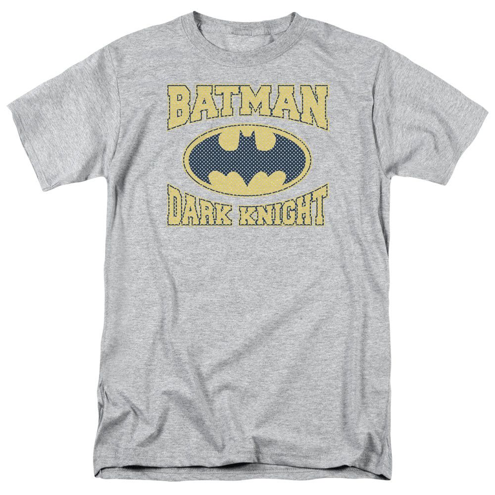Batman Dark Knight Jersey Mens T Shirt Athletic Heather Retro Pop Classics