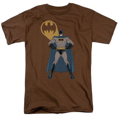 Batman Arms Akimbo Bats Mens T Shirt Coffee Retro Pop Classics