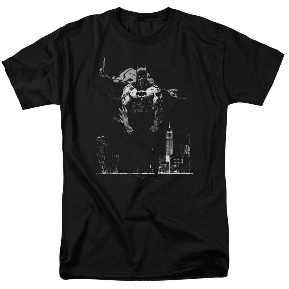 Batman Dirty City Mens T Shirt Black Retro Pop Classics