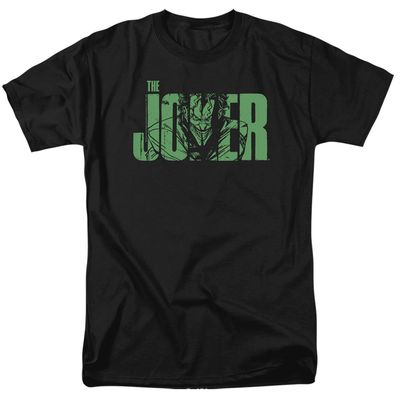 Batman Joker Text On Black Mens T Shirt Black Retro Pop Classics