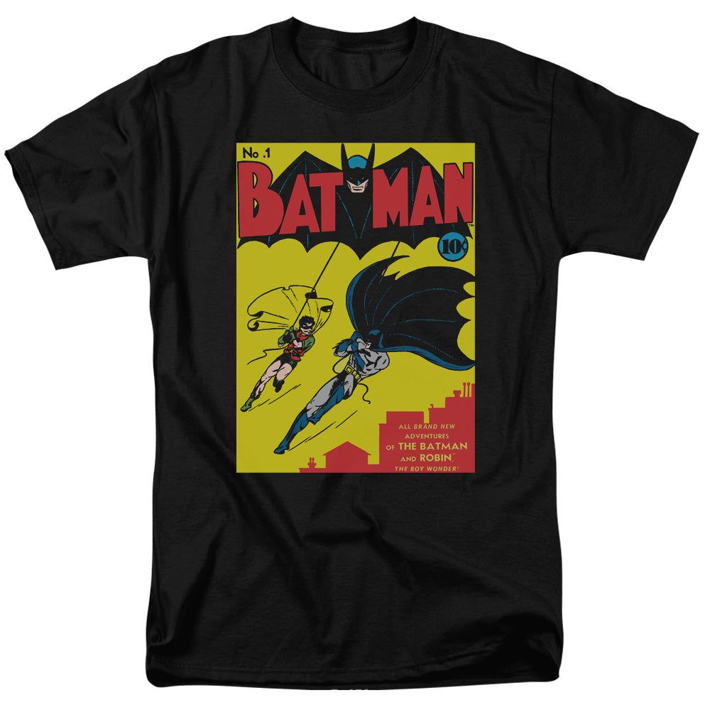 Batman Batman First Mens T Shirt Black Retro Pop Classics