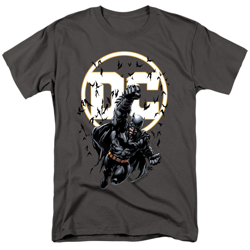 Batman Batman Dc Mens T Shirt Charcoal Retro Pop Classics