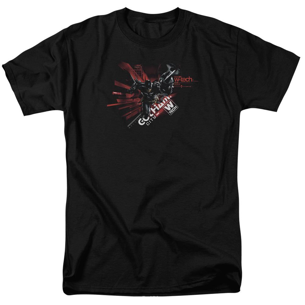 Batman Arkham Knight Ak Tech Mens T Shirt Black Retro Pop Classics