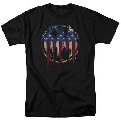Batman Bleeding Signal Mens T Shirt Black Retro Pop Classics