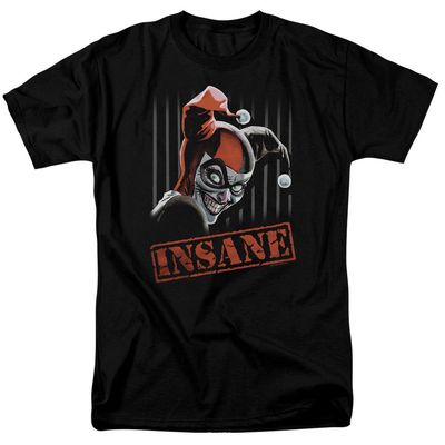 Batman Insane Mens T Shirt Black Retro Pop Classics