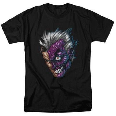 Batman Just Face Mens T Shirt Black Retro Pop Classics