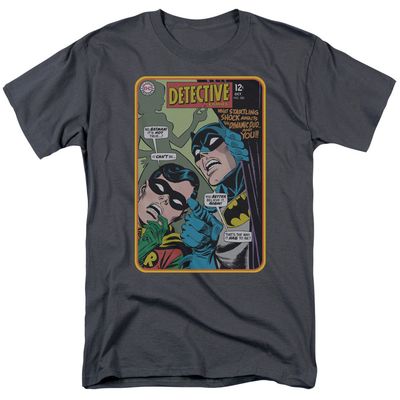 Batman Detective #380 Mens T Shirt Charcoal Retro Pop Classics