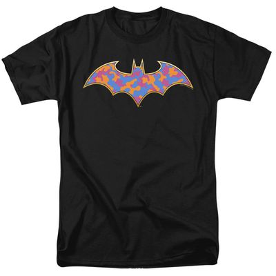 Batman Gold Camo Mens T Shirt Black Retro Pop Classics