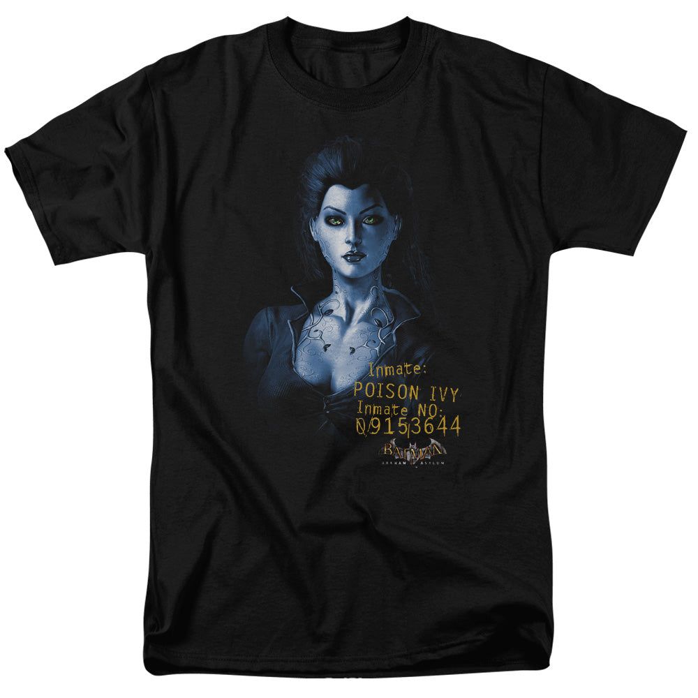 Batman Arkham Asylum Arkham Poison Ivy Mens T Shirt Black Retro Pop Classics