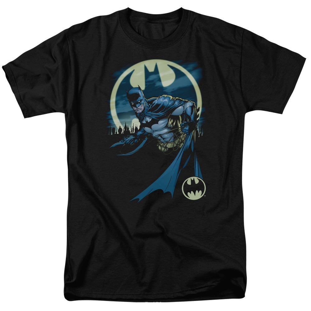Batman Heed The Call Mens T Shirt Black Retro Pop Classics