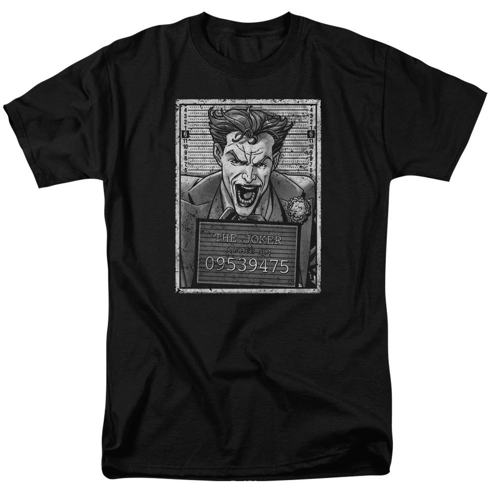 Batman Joker Inmate Mens T Shirt Black Retro Pop Classics