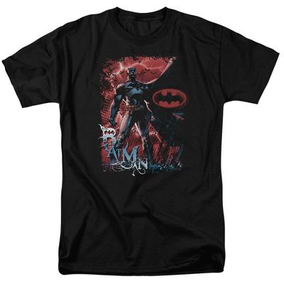 Batman Gotham Reign Mens T Shirt Black Retro Pop Classics