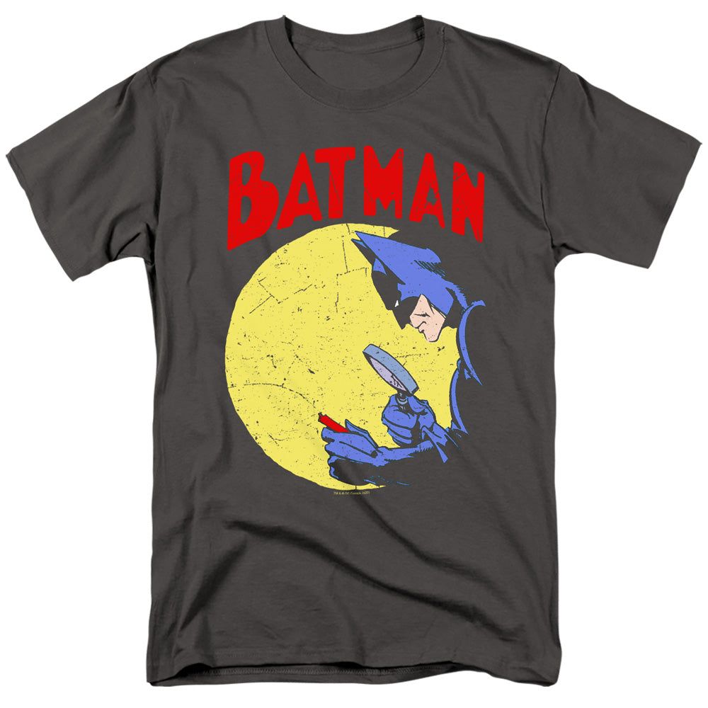 Batman Detective 75 Mens T Shirt Charcoal Retro Pop Classics
