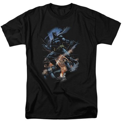 Batman Gotham Knight Mens T Shirt Black Retro Pop Classics