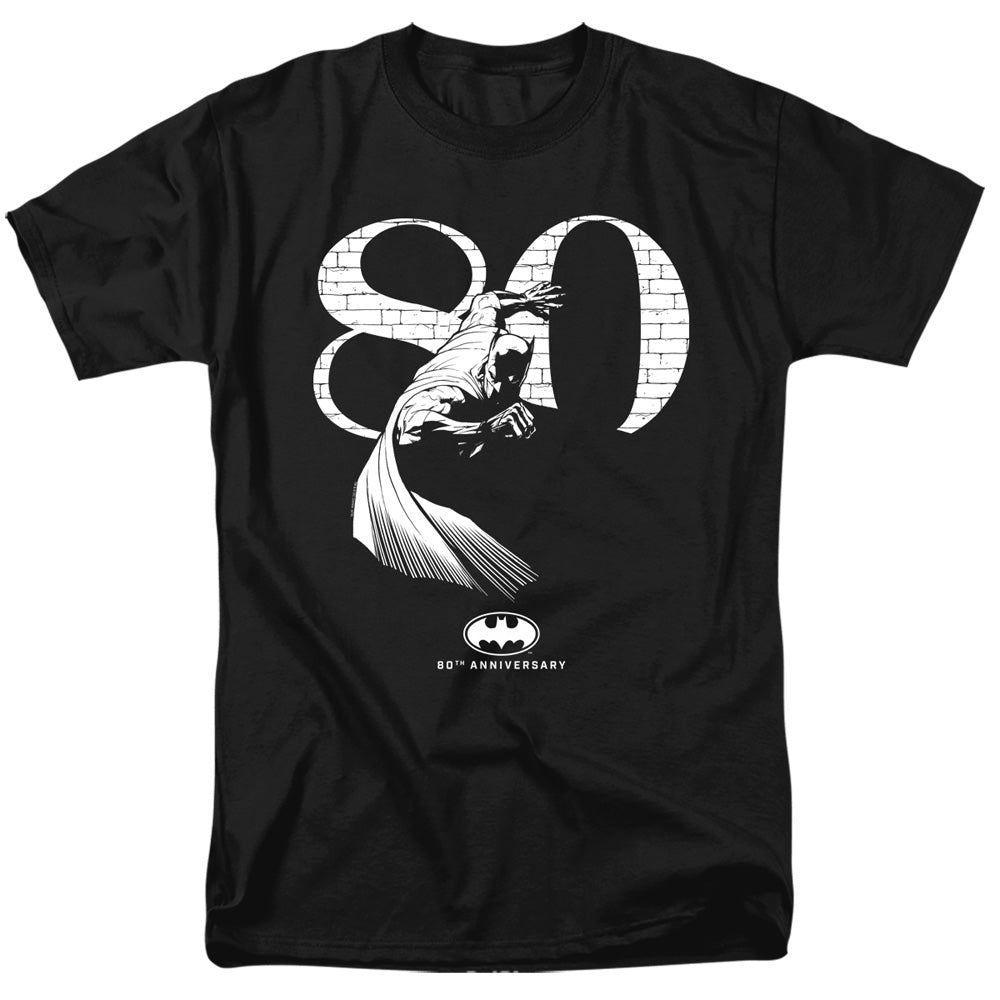 Batman 80 Wall Mens T Shirt Black Retro Pop Classics