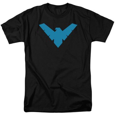 Batman Nightwing Symbol Mens T Shirt Black Retro Pop Classics