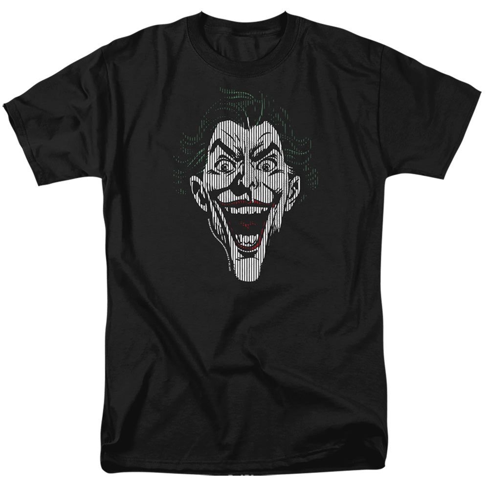 Batman Joker Lines Mens T Shirt Black Retro Pop Classics