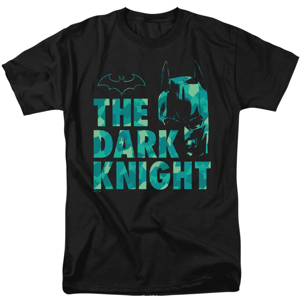 Batman Cutting Pattern Mens T Shirt Black Retro Pop Classics