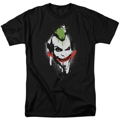 Batman Arkham City Spraypaint Ile Mens T Shirt Black Retro Pop Classics