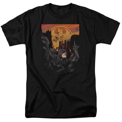 Batman Always On Call Mens T Shirt Black Retro Pop Classics