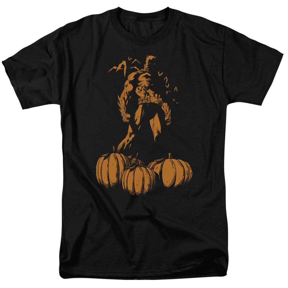 Batman A Bat Among Pumpkins Mens T Shirt Black Retro Pop Classics