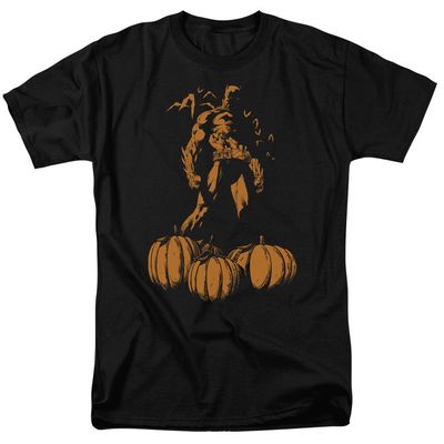 Batman A Bat Among Pumpkins Mens T Shirt Black Retro Pop Classics