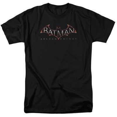 Batman Arkham Knight Logo Mens T Shirt Black Retro Pop Classics