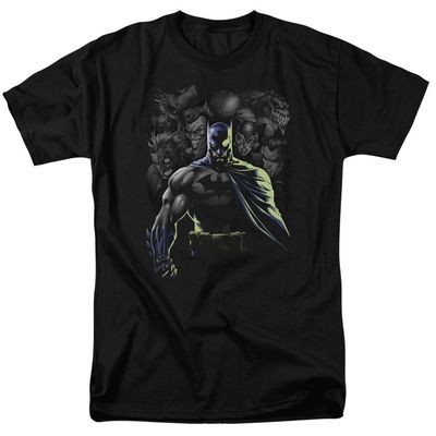 Batman Villains Unleashed Mens T Shirt Black Retro Pop Classics