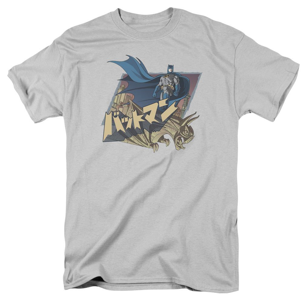 Batman Japanese Knight Mens T Shirt Silver Retro Pop Classics