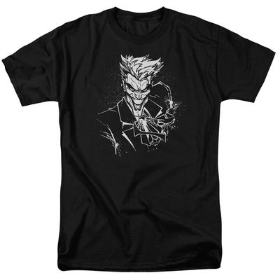Batman Jokers Splatter Ile Mens T Shirt Black Retro Pop Classics