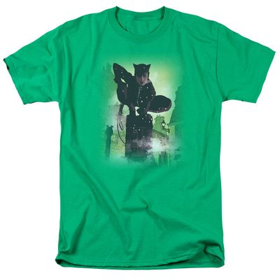 Batman Catwoman #63 Cover Mens T Shirt Kelly Green Retro Pop Classics