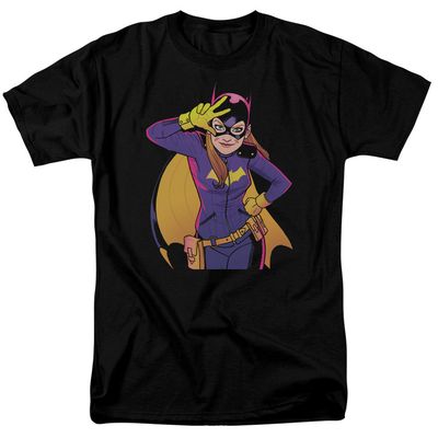 Batman Batgirl Moves Mens T Shirt Black Retro Pop Classics