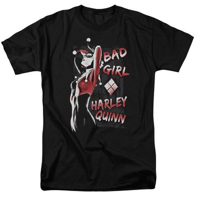 Batman Bad Girl Mens T Shirt Black Retro Pop Classics