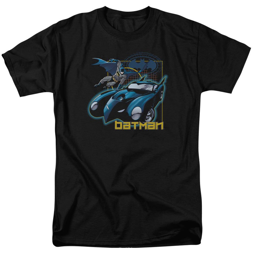 Batman Nice Wheels Mens T Shirt Black Retro Pop Classics