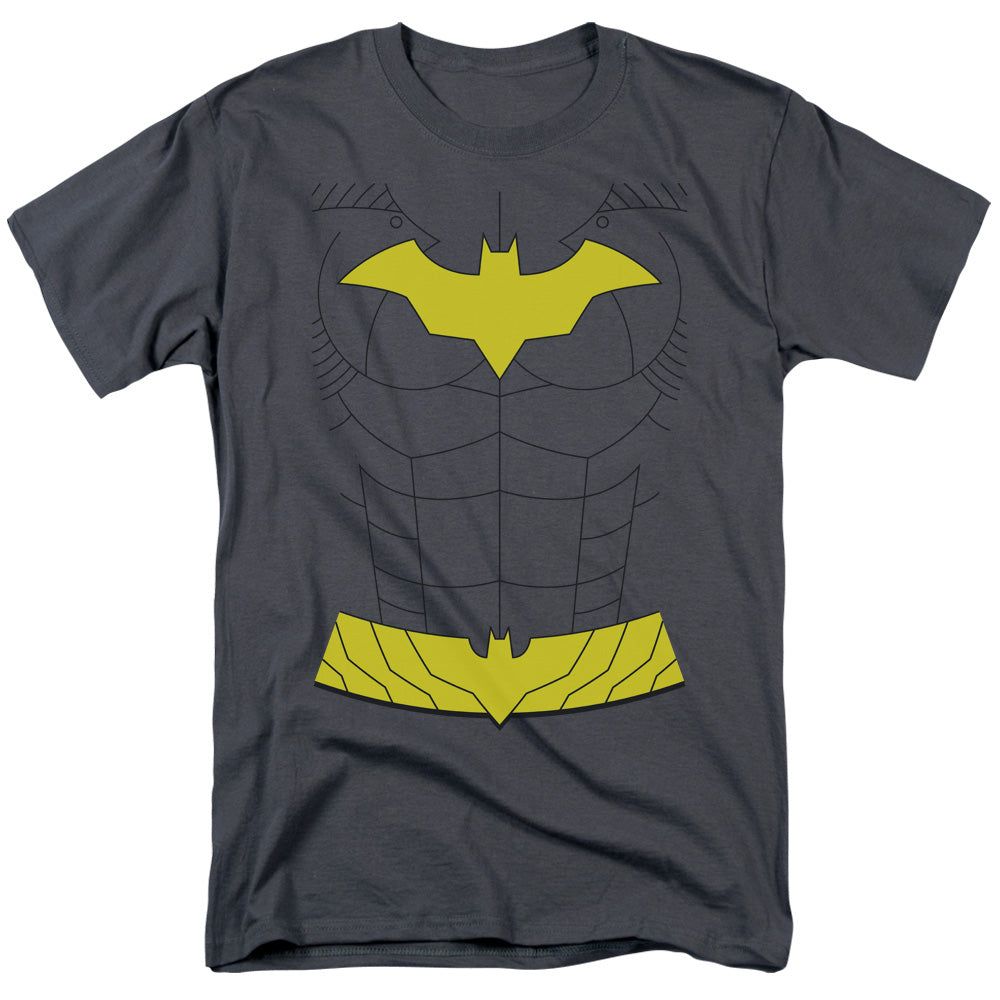 Batman New Batgirl Uniform Mens T Shirt Charcoal Retro Pop Classics