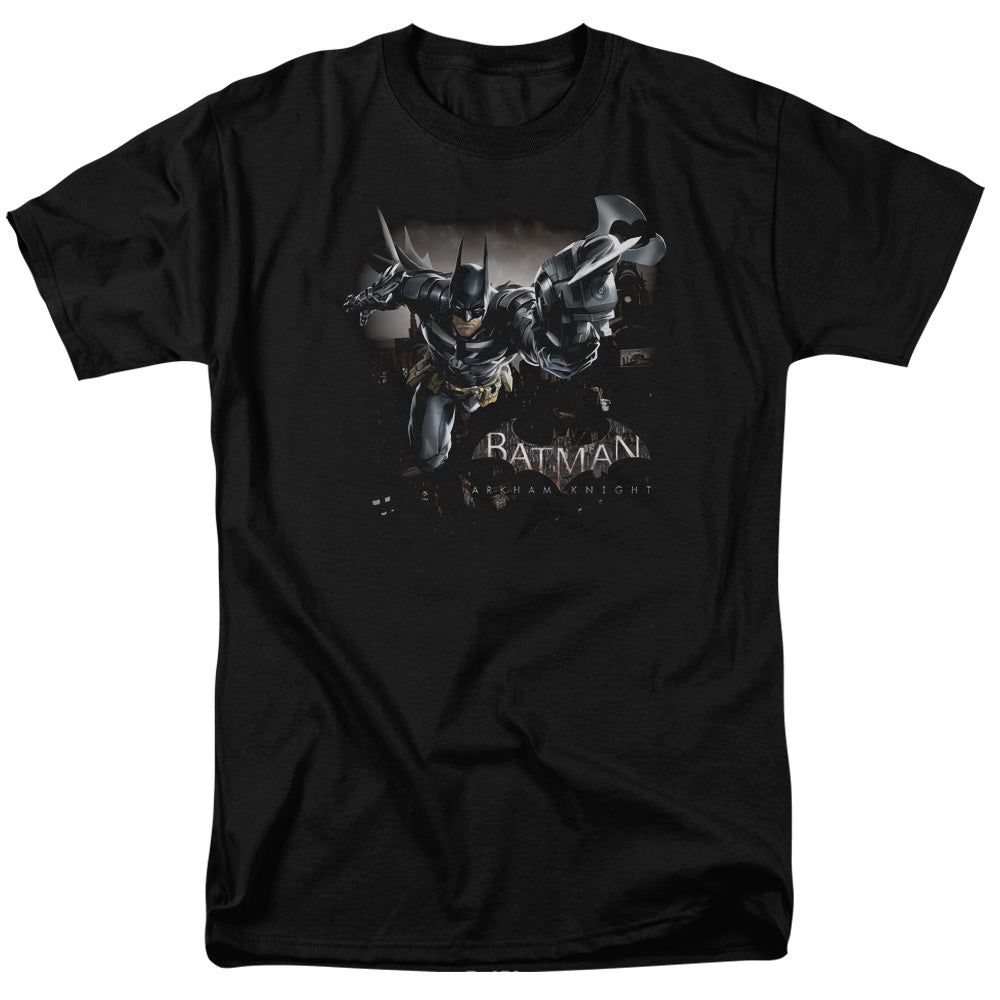 Batman Arkham Knight Grapple Mens T Shirt Black Retro Pop Classics