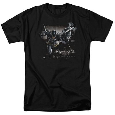 Batman Arkham Knight Grapple Mens T Shirt Black Retro Pop Classics