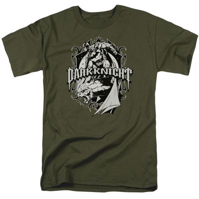 Batman Ready To Strike Mens T Shirt Military Green Retro Pop Classics