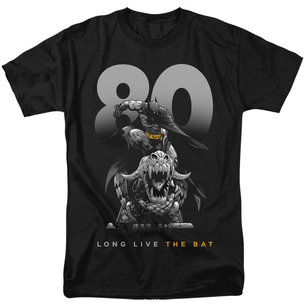 Batman Big 80 Mens T Shirt Black Retro Pop Classics