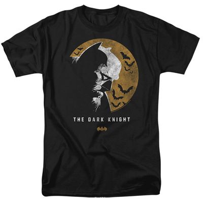 Batman Dark Knight Moon Mens T Shirt Black Retro Pop Classics