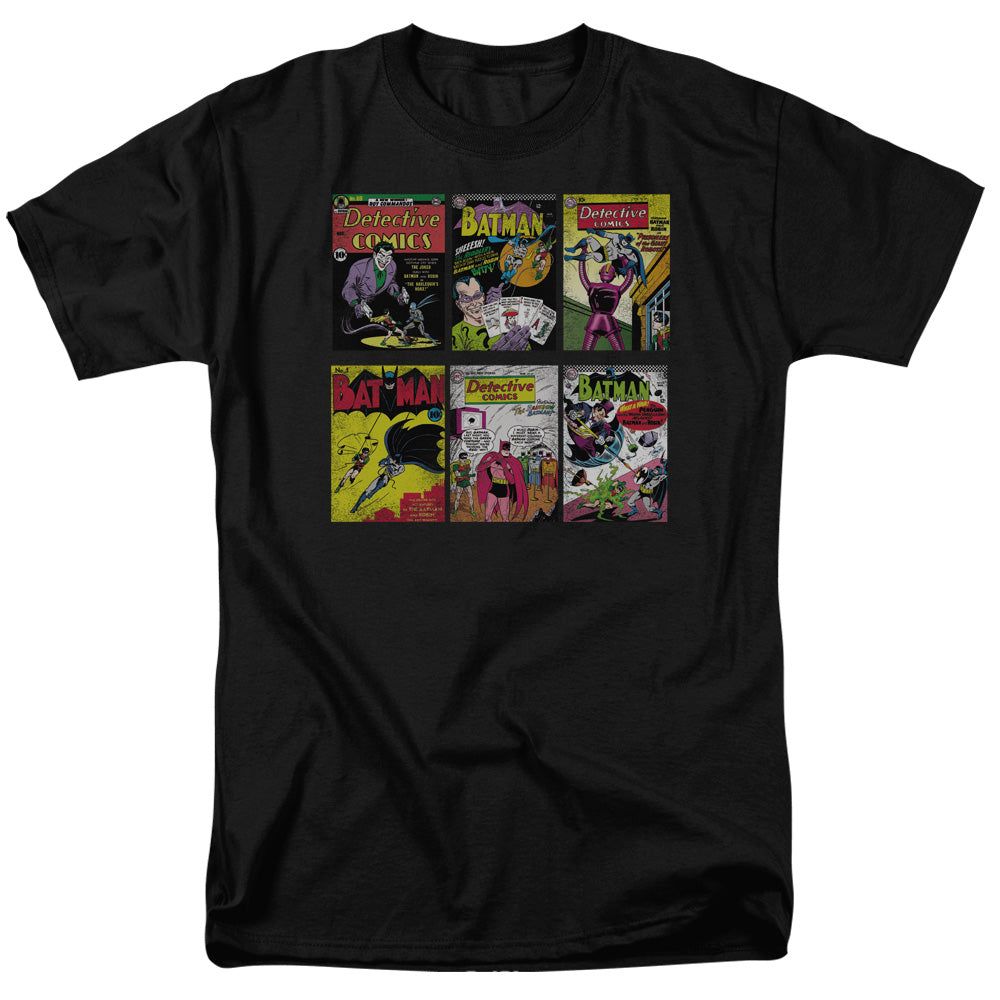 Batman Bm Covers Mens T Shirt Black Retro Pop Classics