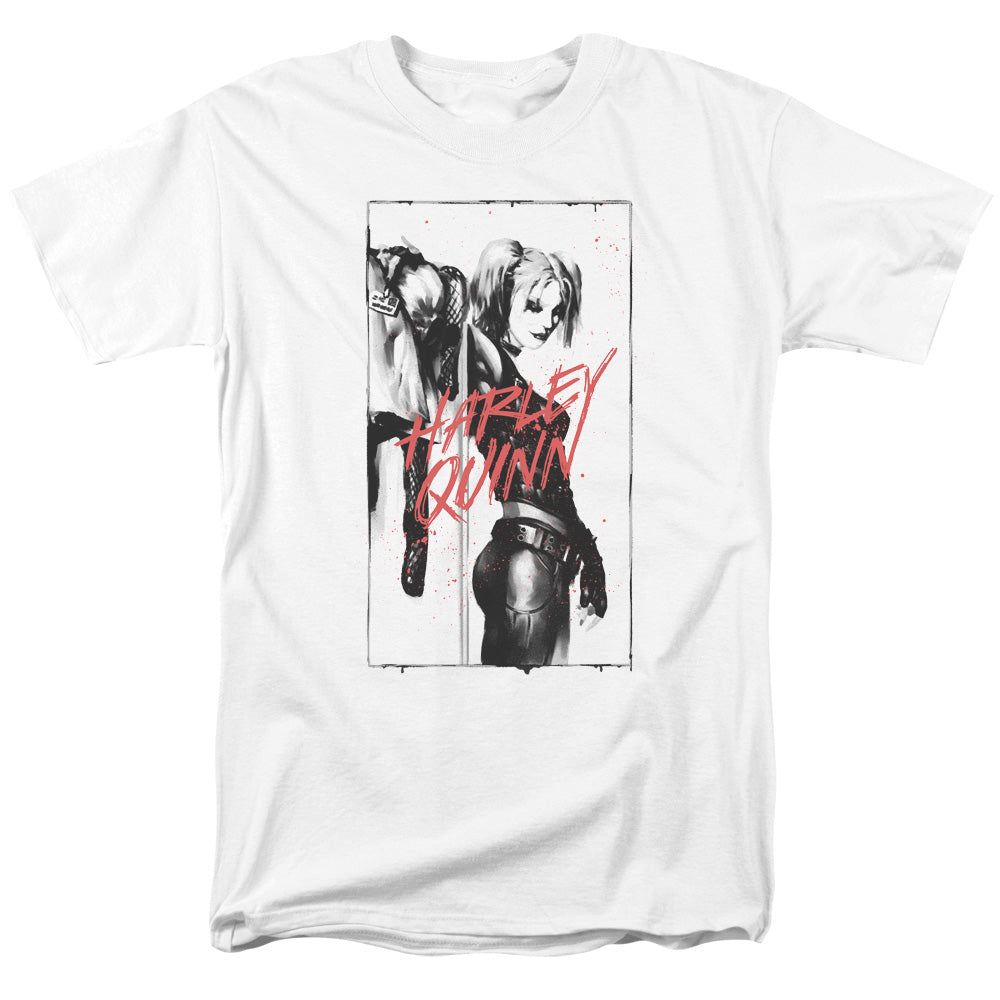 Batman Inked Quinn Mens T Shirt White Retro Pop Classics