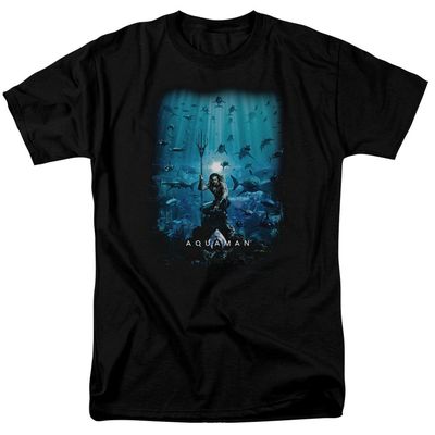 Aquaman Movie Poster Mens T Shirt Black Retro Pop Classics