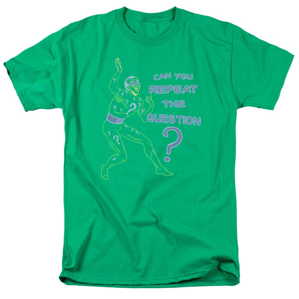 Batman Repeat Mens T Shirt Kelly Green Retro Pop Classics