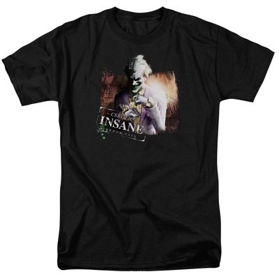 Batman Arkham City Certified Insane Mens T Shirt Black Retro Pop Classics