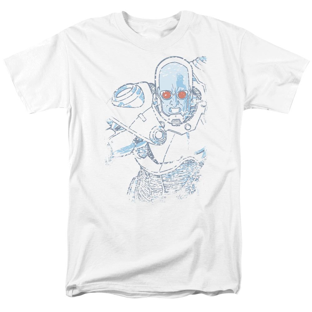 Batman Snowblind Freeze Mens T Shirt White Retro Pop Classics